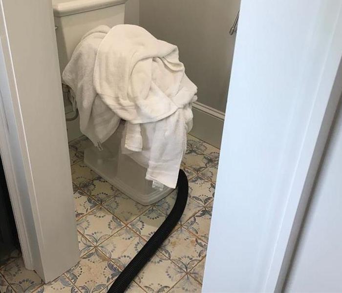toilet in bathroom that was the cause of water loss